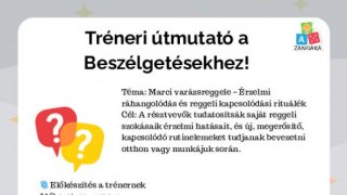 Marci varázsreggele - Tréneri gyakorlatok